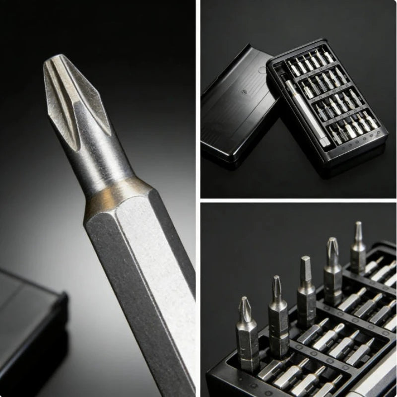 25 in 1 mini screwdriver set, including multiple screwdriver heads, suitable for all electronic products