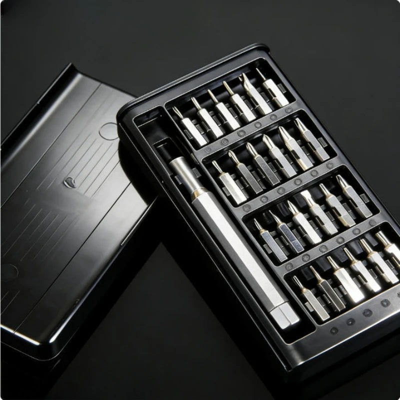 25 in 1 mini screwdriver set, including multiple screwdriver heads, suitable for all electronic products