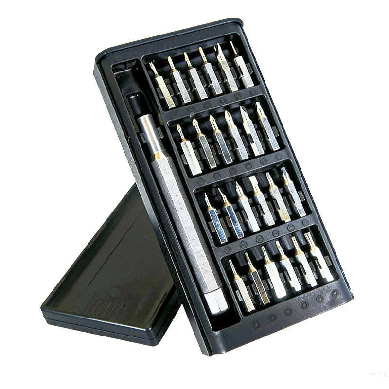25 in 1 mini screwdriver set, including multiple screwdriver heads, suitable for all electronic products