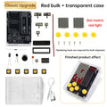 DIY Kit Electronic 7 Pixel Game Console LED Dot Matrix Digital Tube Display DIY Welding Practice Kit for Kids
